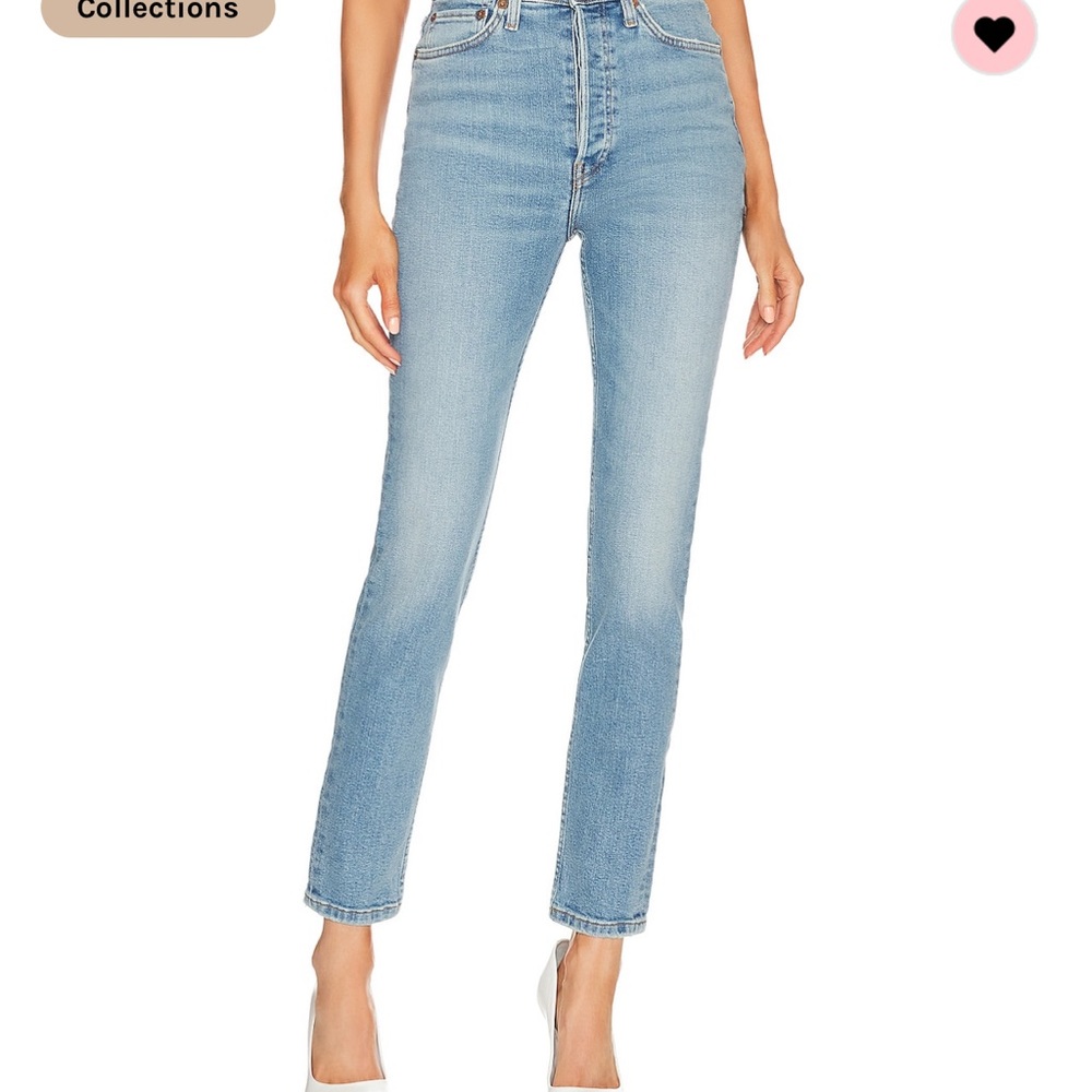 Re/done 90’s ultra high rise, skinny size 28